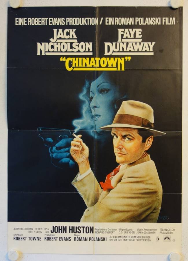Chinatown original release german movie poster
